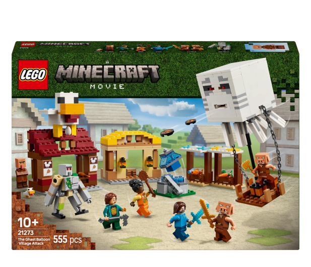 LEGO Minecraft 21273 Atak balonowego Ghasta na wioskę - 1308186 - zdjęcie